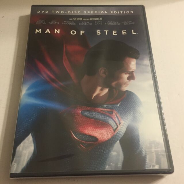 Man of Steel DVD Movie Special Edition Henry Cavill Superman Action DC  Comics 883929479092