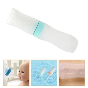 120 Ml Silicone Rice Paste Bottle Travel Baby Food Spoon Feeder Feeding - Picture 1 of 12