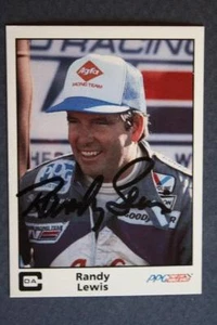 Indy 500 driver Randy Lewis signed / autographed 1985 A & S Racing card VINTAGE- - Imagen 1 de 1