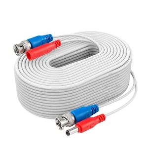 ANNKE 1x 100ft 30m DC Power Video Cable Connect Wire BNC Security Extention Cord - Picture 1 of 17