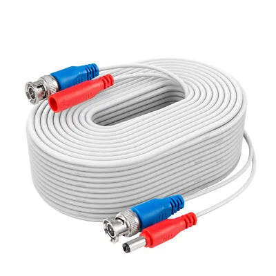 ANNKE 1x 100ft 30m DC Power Video Cable Connect Wire BNC Security Extention Cord - Image 1 of 4