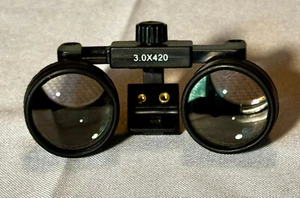 SCHULTZ Optical 3.0x420 Medical Grade HD Optics, ANSI Cert, Clip On Loupes NWOT - Picture 1 of 10