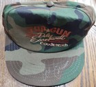 RARE Autographed Dale Earnhardt Sr Hat Cap JSA Goodwrench Top Gun Camo Racing