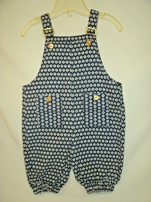 1970's  Original Boys Knickers--Navy White Print--Sz 18/24 Mos? - Image 1 of 2