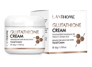Glutathione + Vitamin C & Kojic Acid Facial Cream For Age spots & Spots Removal - Picture 1 of 8