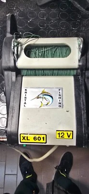 MULINELLO ELETTRICO KRISTAL FISHING XL601 PESCA ELETTRIC REEL SINGLE SPEED - Immagine 1 di 3