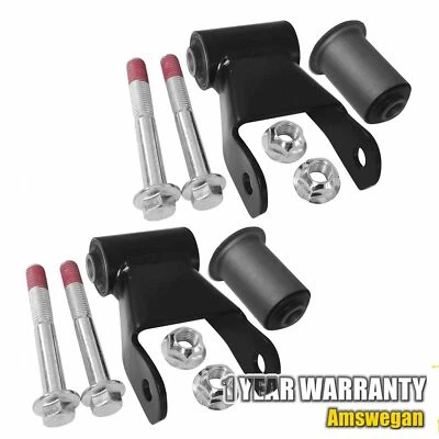 Ремонтный комплект из 2 задних листовых пружинных скоб для Dodge Ram 1500 722-034 2002-2008 годов выпуска - Изображение 1 из 4