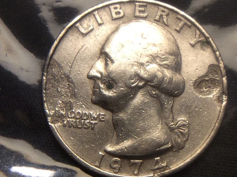 1974, QUARTER,RARE FIND,MINT ERRORS,NO MINT MARK Cover