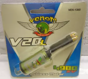 Venom V Series V20L 4980kv Brushless Electric Inrunner Motor VEN-1360 FREE SHIP - Picture 1 of 2