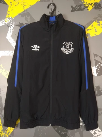 Everton Training Jacket With Zipped Umbro Polyester Mens Size S ig93 Cover