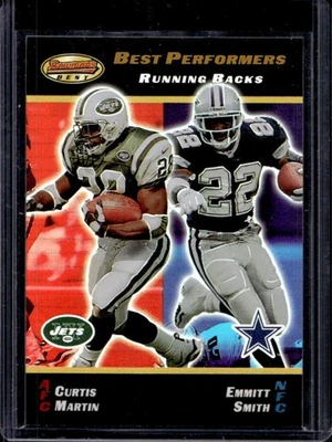 2000 Bowman's Best Curtis Martin Emmitt Smith #97 - Image 1 of 2