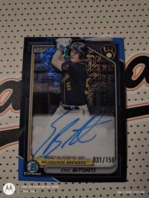 Eric Bitonti 31/150 auto - Image 1 of 3