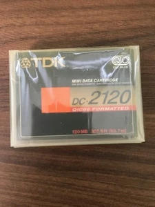 TDK Qic 120 MB QIC-80 Data Storage Media Cartridge Brand New 8E - Picture 1 of 4