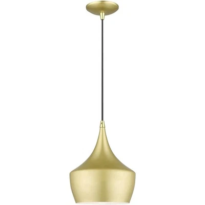 Livex Lighting 41186-33 华尔道夫吊坠软金带抛光黄铜装饰 — 第 1/4 张图片