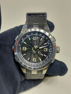 Turbina Perrelet Pilot A1085/1 | Acero Automático 48mm. usado. B14623 Foto 1 de 4