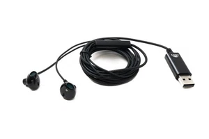 SYSTEM-S Stereo IN Ear Noise Cancelling Headphones 2 M USB 2.0 - Picture 1 of 4