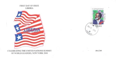 Liberia 1999 Rare FDC Haiti President Rene Garcia Preval MNH - Image 1 of 2