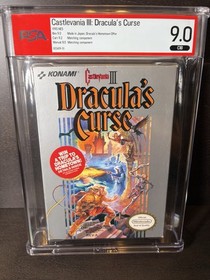 Castlevania III 3 Dracula&rsquo;s Curse Nintendo NES Complete PSA 9.0