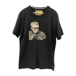 Camiseta gráfica Barbour International Steve McQueen Collection negra talla M #4 - Imagen 1 de 5