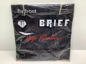 Vintage Hugo Valentino schwarz klein Nylon Trikot transparent durchsichtig sexy Slip - Bild 1 von 9