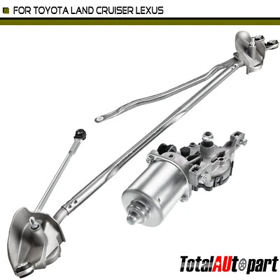 Windshield Wiper Linkage Assembly with Motor for Lexus LX570 Toyota SUV Front - Image 1 of 4