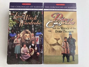 BBC Narnia The Lion, The Witch, and The Wardrobe and Prince Caspian VHS Tape Lot - Imagen 1 de 15