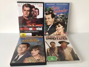 Rock Hudson Dvd Bundle Written On The Wind Come September And More Post Included - Picture 1 of 18