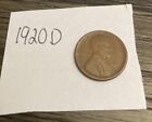 1920-D 1C BN Lincoln Cent