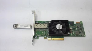 Dell Single Port 8Gb SFP PCI-E Fiber Channel Card 07RC9T w/FTLF8528P3BNV-EM - Picture 1 of 3
