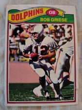 1977 Topps Bob Griese card #515