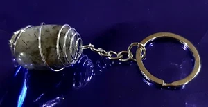 PORTACHIAVI con QUARZO TORMALINATO spirale rame argento collana mazzo di chiavi - Imagen 1 de 3