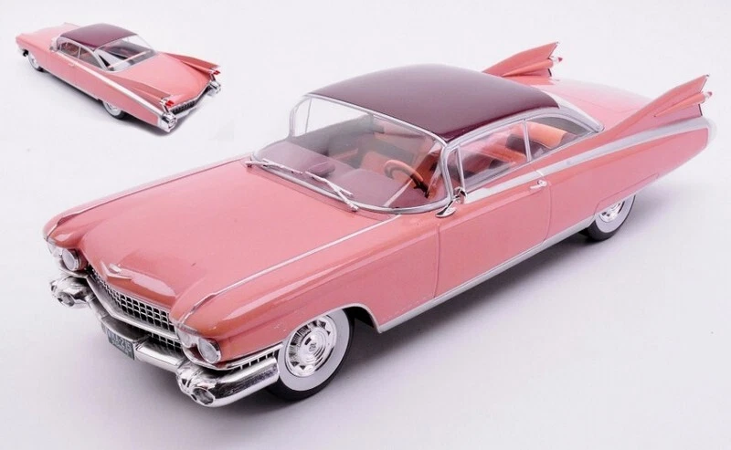 Cadillac Eldorado Seville 1959 Pink 1:24 WHITEBOX WB124235 - Immagine 1 di 1