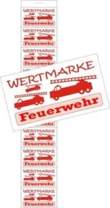1000 Wertmarken "Feuerwehr 112" -rot- Getränkemarken Biermarken Bons Wertbon Bon - Bild 1 von 2