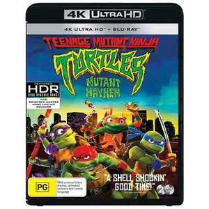 NEW Teenage Mutant Ninja Turtles : Mutant Mayhem (4K UHD Blu-Ray, 2023) Movie - Picture 1 of 1