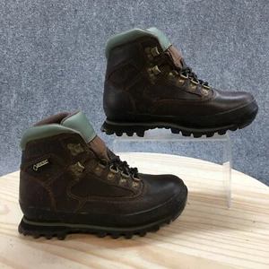 Cabelas Boots Womens 6 M Rimrock Mid Gore Tex Hiking Ankle Brown Leather Lace Up - Picture 1 of 18