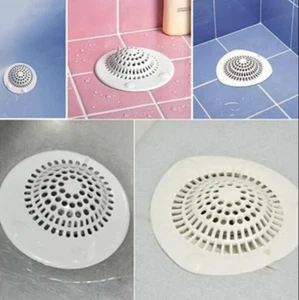 2x Kitchen Bathroom Drain Hair Catcher Stopper Sink Strainer Filter Shower Cover - Picture 1 of 13