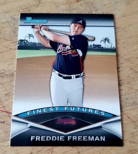 2011 Bowman - Finest Futures #FF10 Freddie Freeman (RC) Braves Dodgers MLB Star