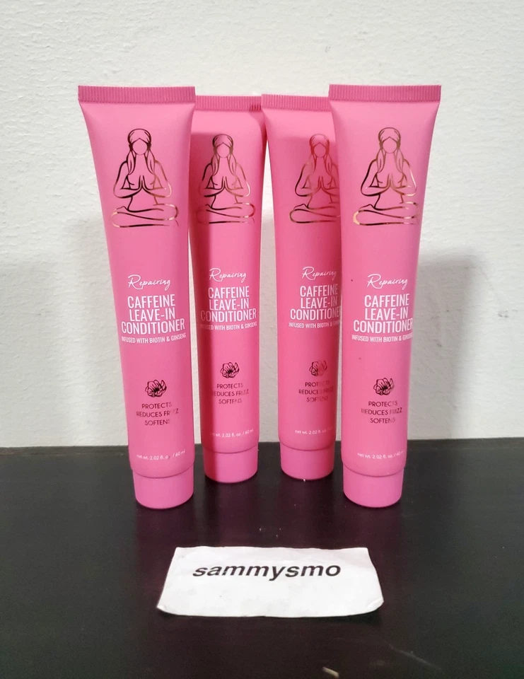 Amika Beauty Caffeine Leave-In Conditioner With Biotin & Ginseng Set Of 2 60ML