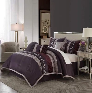 Nanshing Riley Collection Bedroom Comforter Complete 7 Piece Set California King - Picture 1 of 5