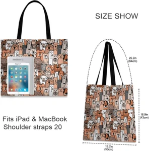 Fashion Floral Tote Bag with Interior Pocket Lightweight Travel Shoulder Bag ... - Picture 1 of 1