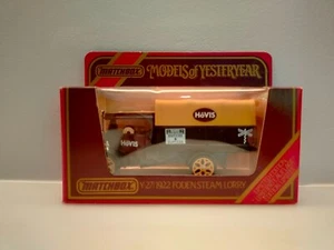 MATCHBOX YESTERYEAR Y27 1922 FODEN STEAM LORRY HOVIS. - Picture 1 of 2