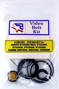 VCR Belt KIT for SANYO VTC5000Mk II VCT5300 VTC5350 VTC5400 VTC5800 + FISHER - Picture 1 of 5
