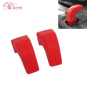 Cubiertas de gancho de remolque de parachoques para Jeep Wrangler JK JL Gladiator JT 2007-2022 rojo - Imagen 1 de 7