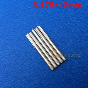 10pc Double Flute Straight Slot Endmill Tool CNC Router Bits FOAM PVC 1/8" 12mm - Picture 1 of 1