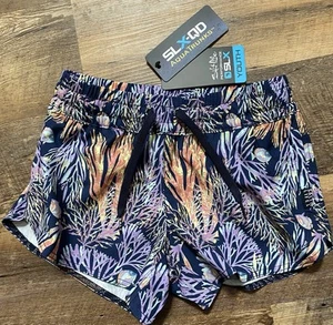 Salt Life Girls’s SLX PERFORMANCE Aqua Trunks Boardshorts Shorts NWT Size M - Picture 1 of 2