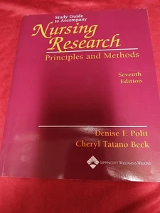 Study Guide to Accompany Nursing Research: Principles and Methods - With CD! - Picture 1 of 3
