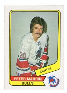 1976-77 OPC WHA Peter Marrin Rookie Card #96 Birmingham Bulls - Picture 1 of 2