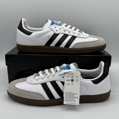 Adidas Samba ADV White Black Gum Sneakers GZ8477 Men's Size - Image 1 of 4