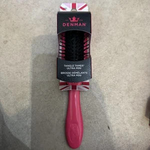 Denman Tangle Tamer Ultra Mini Pink D90 Hair Brush New - Picture 1 of 1