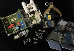 1989 Galoob Army Gear Binoculars, Grenade , pocket, knife Watch Vintage Big Lot - Picture 1 of 12